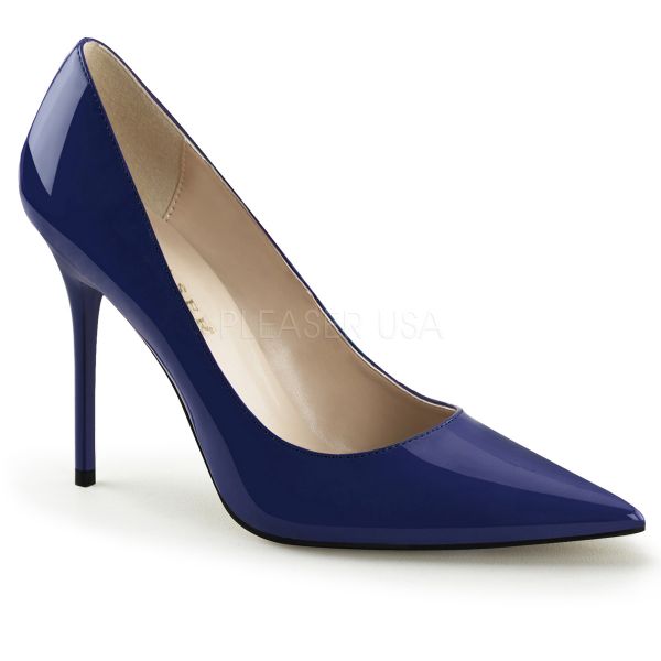 Dunkelblauer klassischer Lack Pumps CLASSIQUE-20